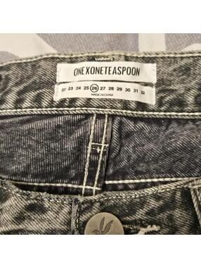 OneTeaspoon Women's Grey and Black Jeans